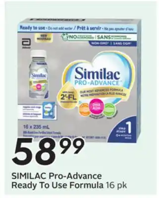 Sobeys SIMILAC Pro-Advance Ready To Use Formula offer