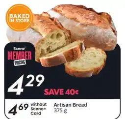 Sobeys Artisan Bread offer