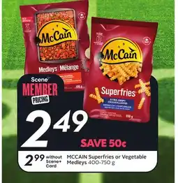 Sobeys Superfries or Vegetable Medleys offer