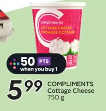 Sobeys COMPLIMENTS Cottage Cheese offer