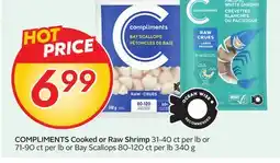 Sobeys Cooked or Raw Shrimp offer