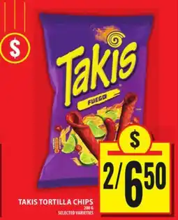 Food Basics TAKIS TORTILLA CHIPS offer