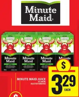 Food Basics MINUTE MAID JUICE offer