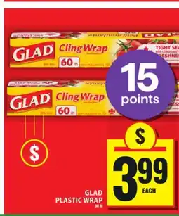 Food Basics GLAD PLASTIC WRAP offer