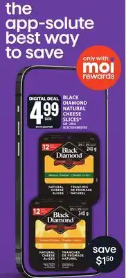 Food Basics BLACK DIAMOND NATURAL CHEESE offer