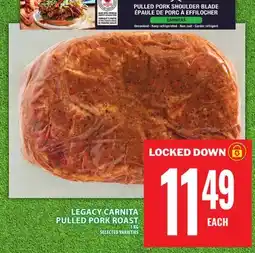 Food Basics LEGACY CARNITA PULLED PORK ROAST offer