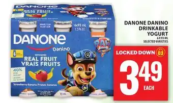 Food Basics DANONE DANINO DRINKABLE offer