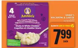 Food Basics ANNIE'S MACARONI & CHEESE offer