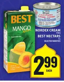 Food Basics NORDEX CREAM OR BEST NECTARS offer