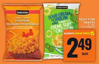 Food Basics SELECTION SNACKS offer