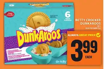 Food Basics BETTY CROCKER DUNKAROOS offer