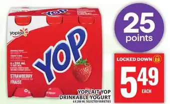 Food Basics YOPLAIT YOP DRINKABLE YOGURT offer