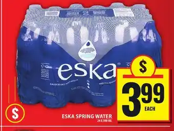 Food Basics ESKA SPRING WATER offer