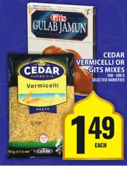 Food Basics CEDAR VERMICELLI OR GITS MIXES offer