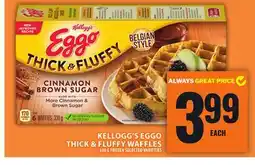 Food Basics KELLOGG'S EGGO THICK & FLUFFY WAFFLES offer