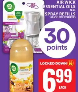 Food Basics AIR WICK ESSENTIAL OILS OR SPRAY REFILLS offer