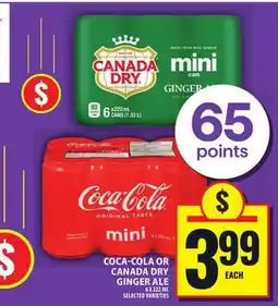 Food Basics COCA-COLA OR CANADA DRY GINGER ALE offer