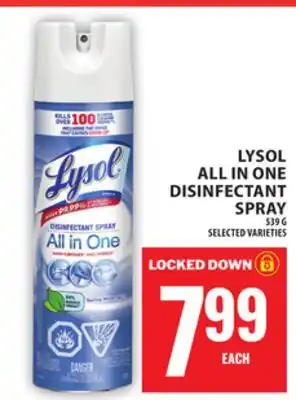 Food Basics LYSOL ALL IN ONE DISINFECTANT SPRAY offer