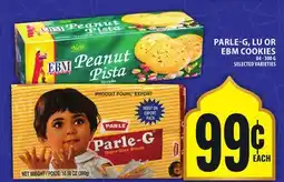 Food Basics PARLE-G, LU OR EBM COOKIES offer