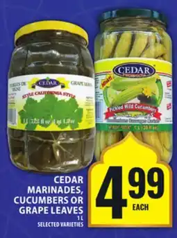 Food Basics CEDAR MARINADES, CUCUMBERS OR GRAPE LEAVES offer