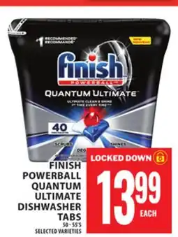 Food Basics FINISH POWERBALL QUANTUM ULTIMATE DISHWASHER TABS offer