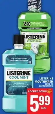 Food Basics LISTERINE MOUTHWASH offer