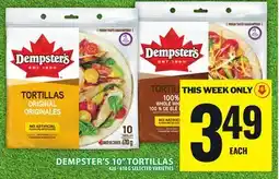 Food Basics DEMPSTER'S 10 TORTILLAS offer