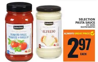 Food Basics SELECTION PASTA SAUCE offer