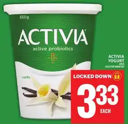 Food Basics ACTIVIA YOGURT offer