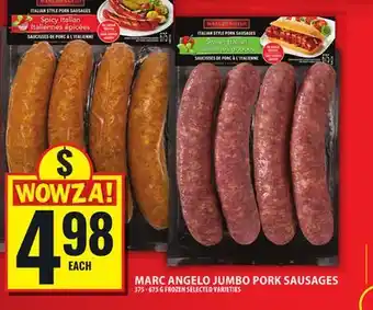 Food Basics MARC ANGELO JUMBO PORK SAUSAGES offer