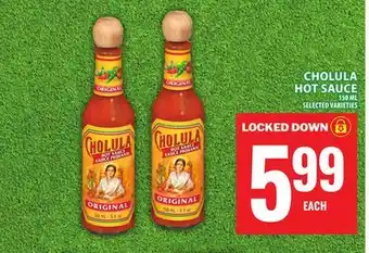 Food Basics CHOLULA HOT SAUCE offer