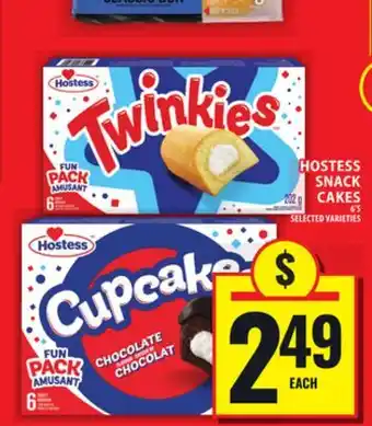 Food Basics HOSTESS SNACK CAKES offer