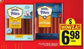 Food Basics PILLER'S MEAT SNACKS offer