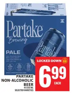 Food Basics PARTAKE NON-ALCOHOLIC BEER offer