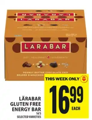 Food Basics LÄRABAR GLUTEN FREE ENERGY BAR offer