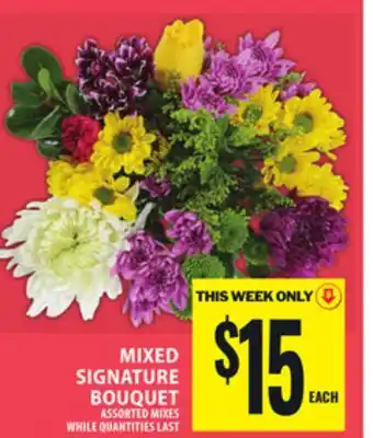 Food Basics MIXED SIGNATURE BOUQUET offer