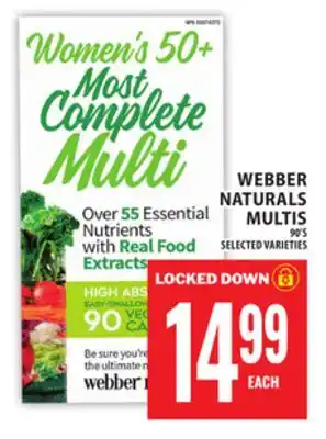 Food Basics WEBBER NATURALS MULTIS offer