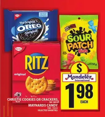 Food Basics CHRISTIE COOKIES OR CRACKERS OR MAYNARDS CANDY offer