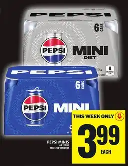 Food Basics PEPSI MINIS offer