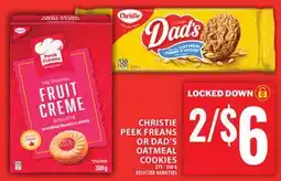 Food Basics CHRISTIE PEEK FREANS OR DAD'S OATMEAL COOKIES offer