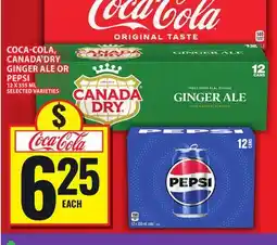 Food Basics COCA-COLA, CANADA DRY GINGER ALE OR PEPSI offer