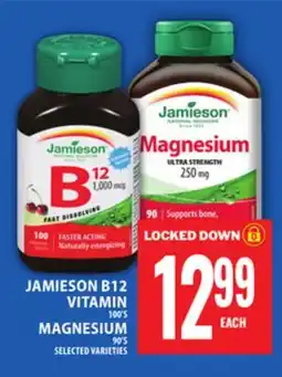 Food Basics JAMIESON B12 VITAMIN OR MAGNESIUM offer