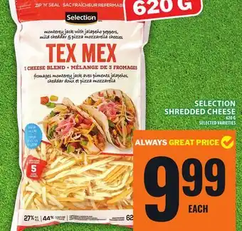 Food Basics SELECTION SHREDDED CHEESE offer