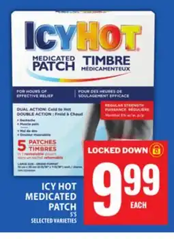 Food Basics ICY HOT MEDICATED PATCH offer