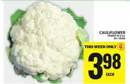 Food Basics CAULIFLOWER offer