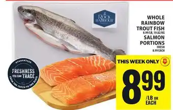 Food Basics WHOLE RAINBOW TROUT FISH offer