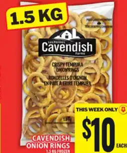 Food Basics CAVENDISH ONION RINGS offer