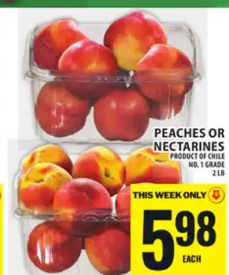 Food Basics PEACHES OR NECTARINES offer