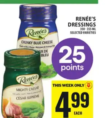 Food Basics RENÉE'S DRESSINGS offer