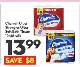 Longo's Ultra Strong or Ultra Soft Bath Tissue offer